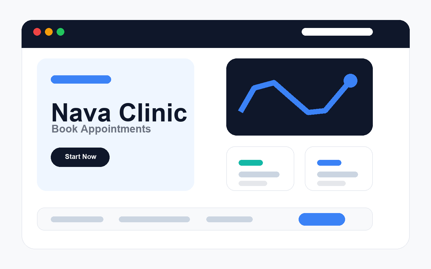 Demo Clinic Website preview