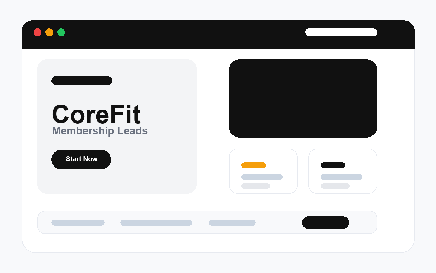 Demo Gym Website preview